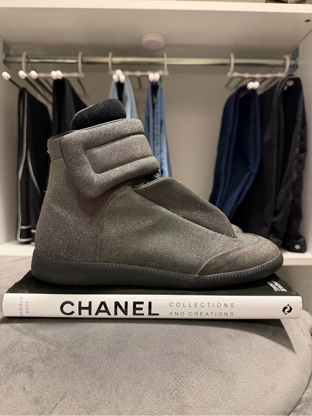 Maison Martin Margiela Black Men's High Top Sneakers